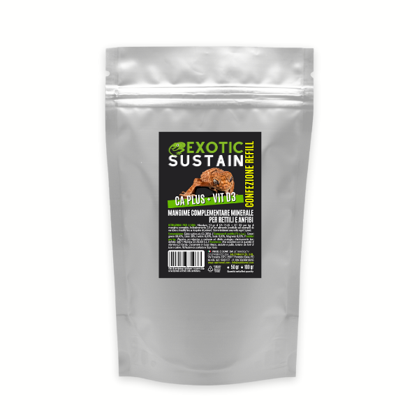 CALCIO CARBONATO CON VITAMINA D3 | EXOTIC SUSTAIN