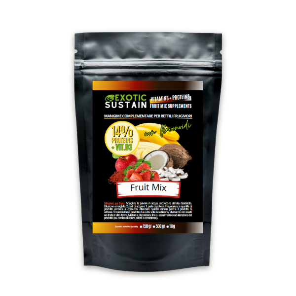 FRUIT MIX SUPPLEMENTS | 14 % PROTEINES + VIT. D3 - Gusto MixFruit con Fragola e Flavonoidi