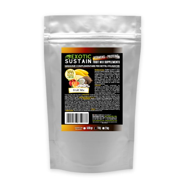 FRUIT MIX SUPPLEMENTS | 14 % PROTEINES + VIT. D3 - Gusto MixFruit con Albicocca