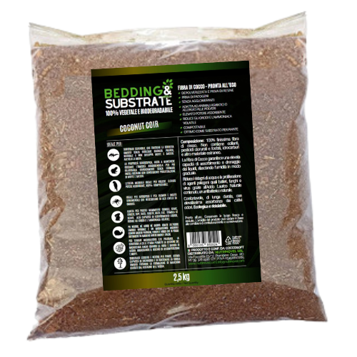 SUBSTRATO FIBRA DI COCCO | BEDDING SUBSTRATE